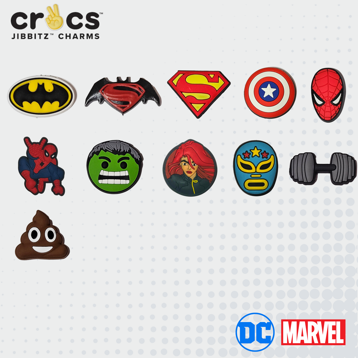 Jibbitz Caricaturas & Super Heroes