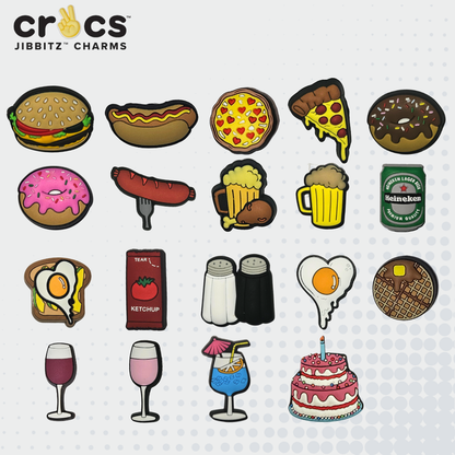 Jibbitz Comida, Frutas & Bebidas