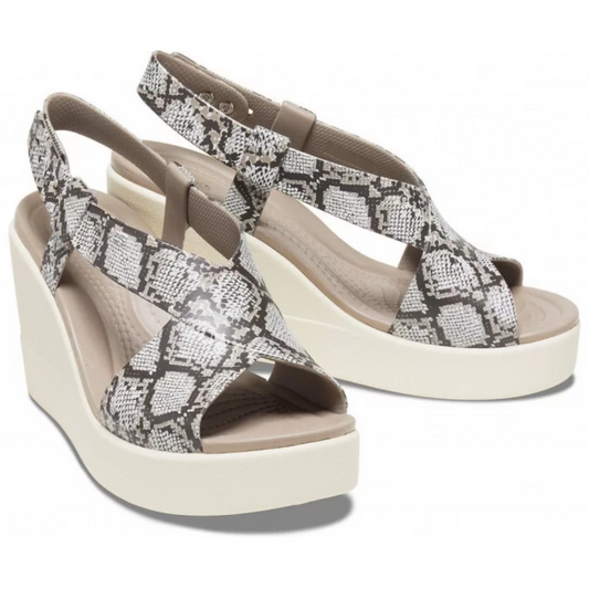 Crocs Brooklyn High Wedge Print