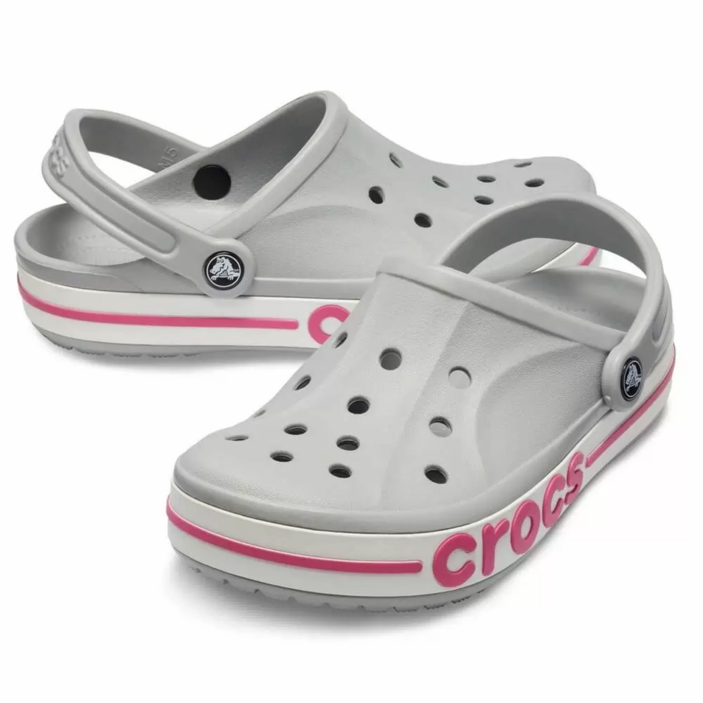 Crocs Bayaband Gris/Rosado