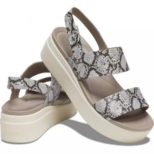 Crocs Brooklyn Low Wedge Print