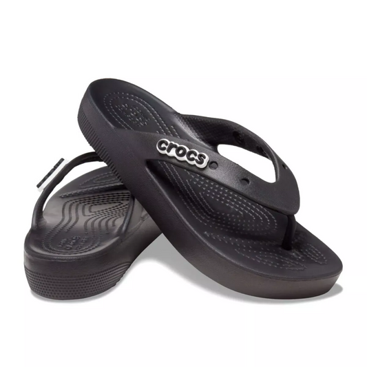 Crocs Flip Flop Platform Negro