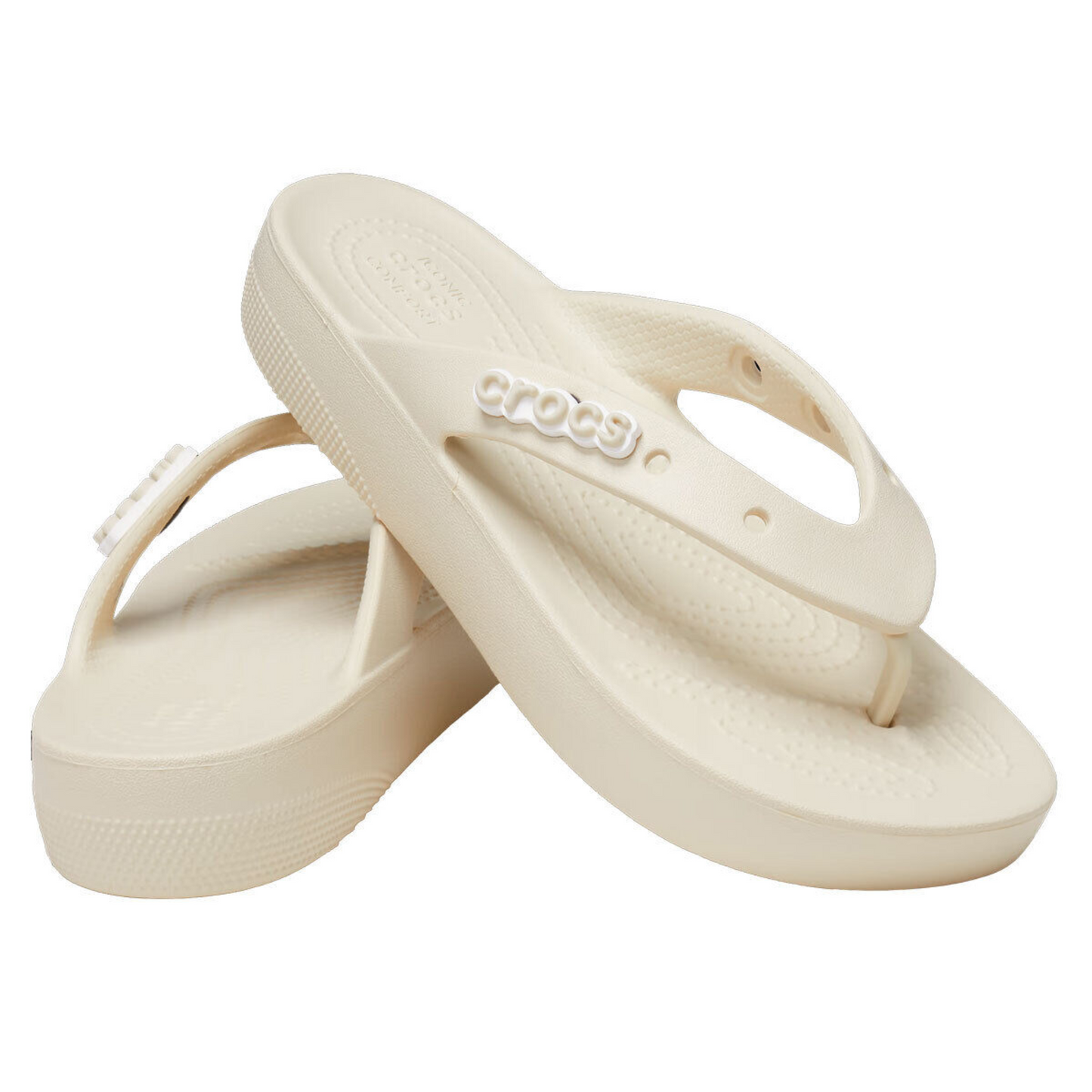 Crocs Flip Flop Platform Beige