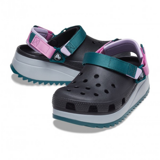 Crocs Classic Hiker Negro/Rosado