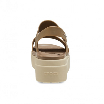 Crocs Brooklyn Low Wedge Beige